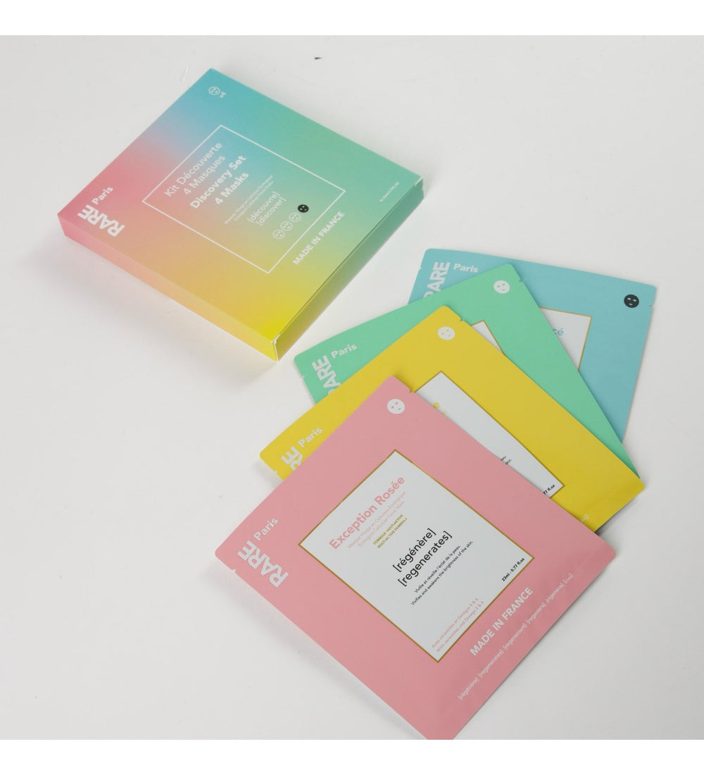 Rare Paris Discovery box - 4 face masks