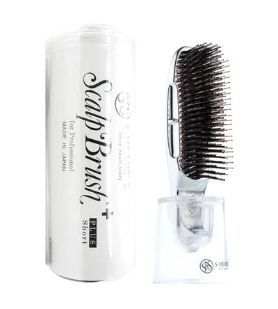 S-HEART-S Scalp Brush World Premium Short Silver